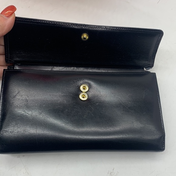 Edward Harvey Black Leather Wallet - Picture 3 of 10